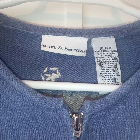 Croft & Barrow Lavender Knit Sweater - Picture 2 of 3